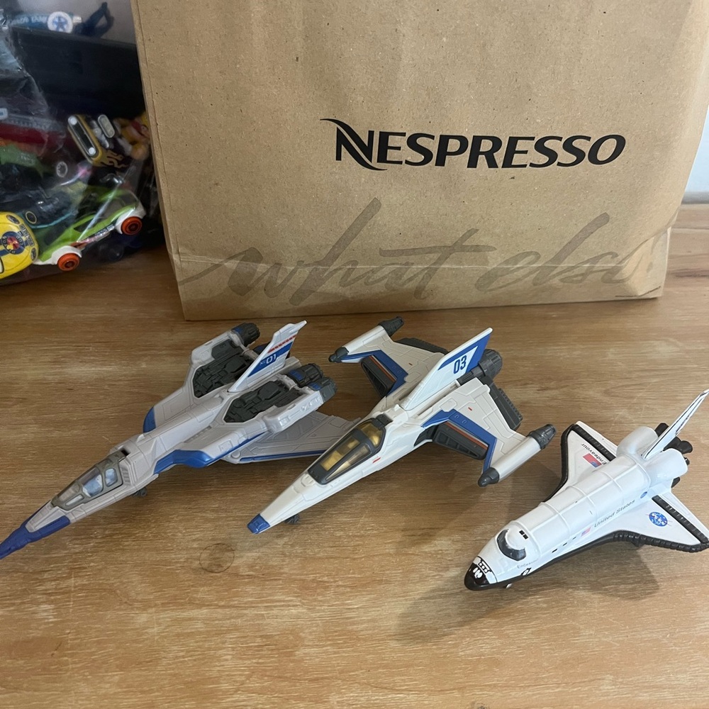 Mattel Space Adventure Set - Blue and White